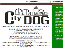 Tablet Screenshot of citydoginc.com